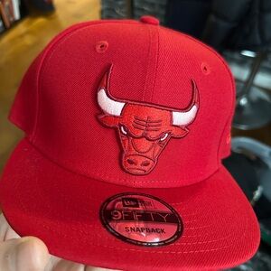 Chicago bulls red SnapBack hat